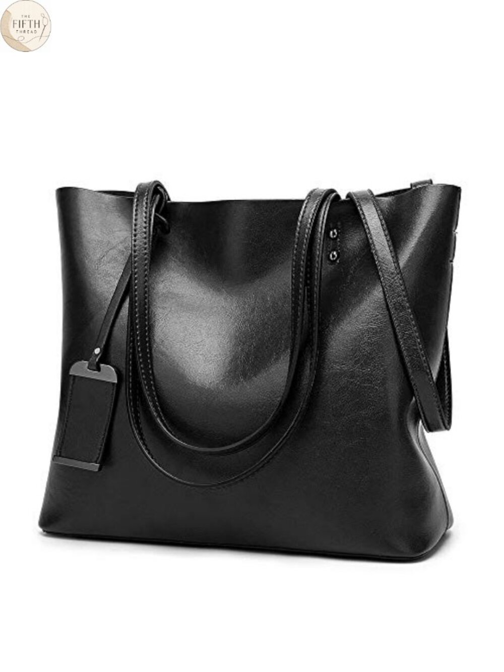 Greased Leather Satchel Top Handle Shoulder Bag Tote Purse Removable Strap